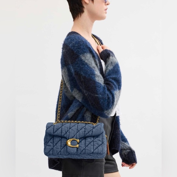 NWT Coach Quilted Denim Tabby 26 - Picture 3 of 16